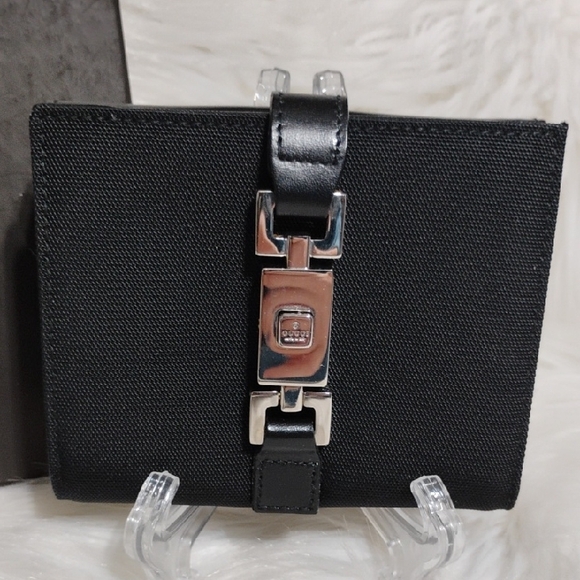 Gucci GG Canvas Sherry Line Jackie Vtg Wallet W Box - Picture 3 of 16